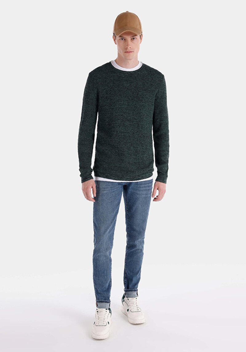 Afișați detalii pentru Pulover De Barbati Verde   Cl1065743