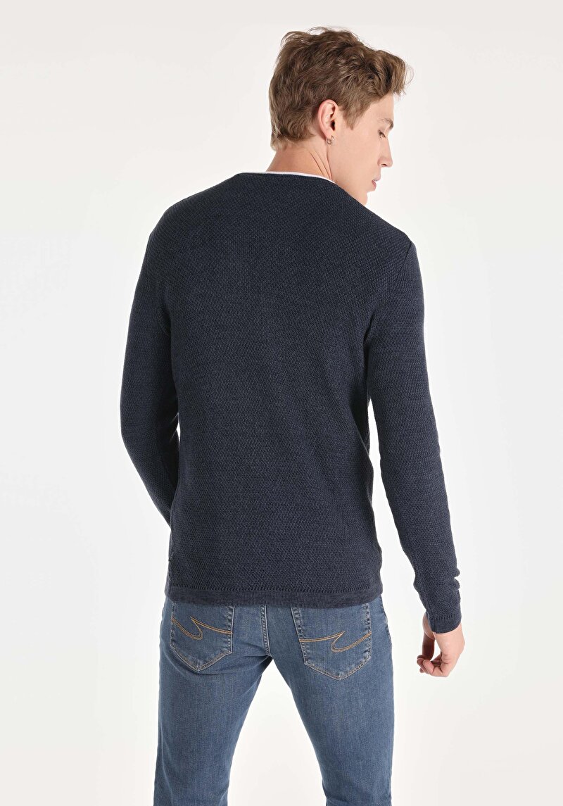 Imagine a Pulover De Barbati Albastru Cl1065743