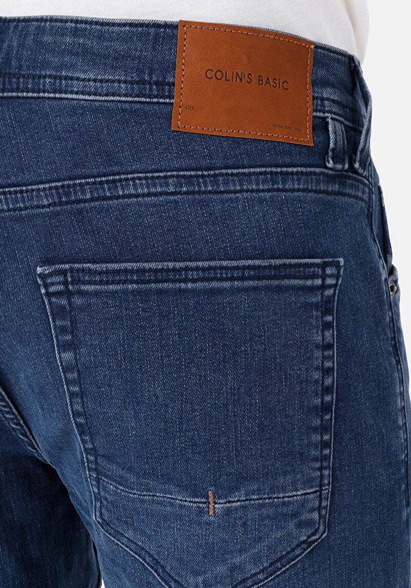 Afișați detalii pentru Blugi Din Denim Pentru Bărbați Cu Potrivire Dreaptă