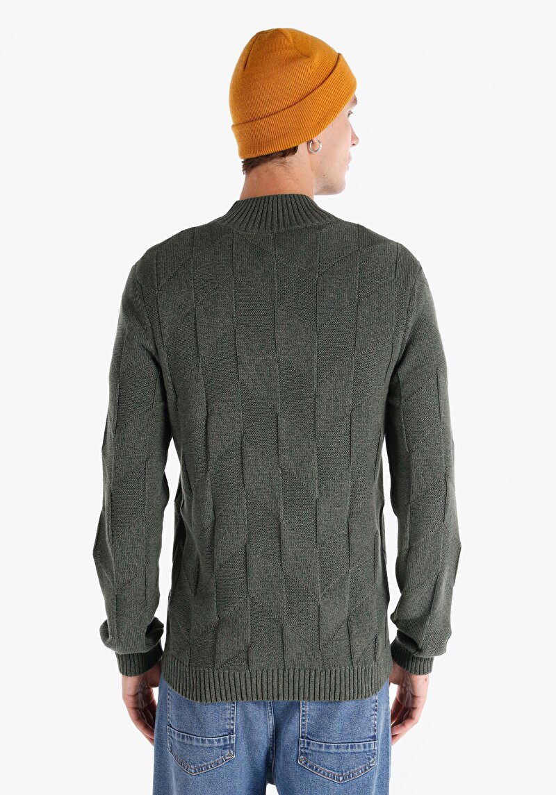 Imagine a Pulover De Barbati Kaki Cl1065745