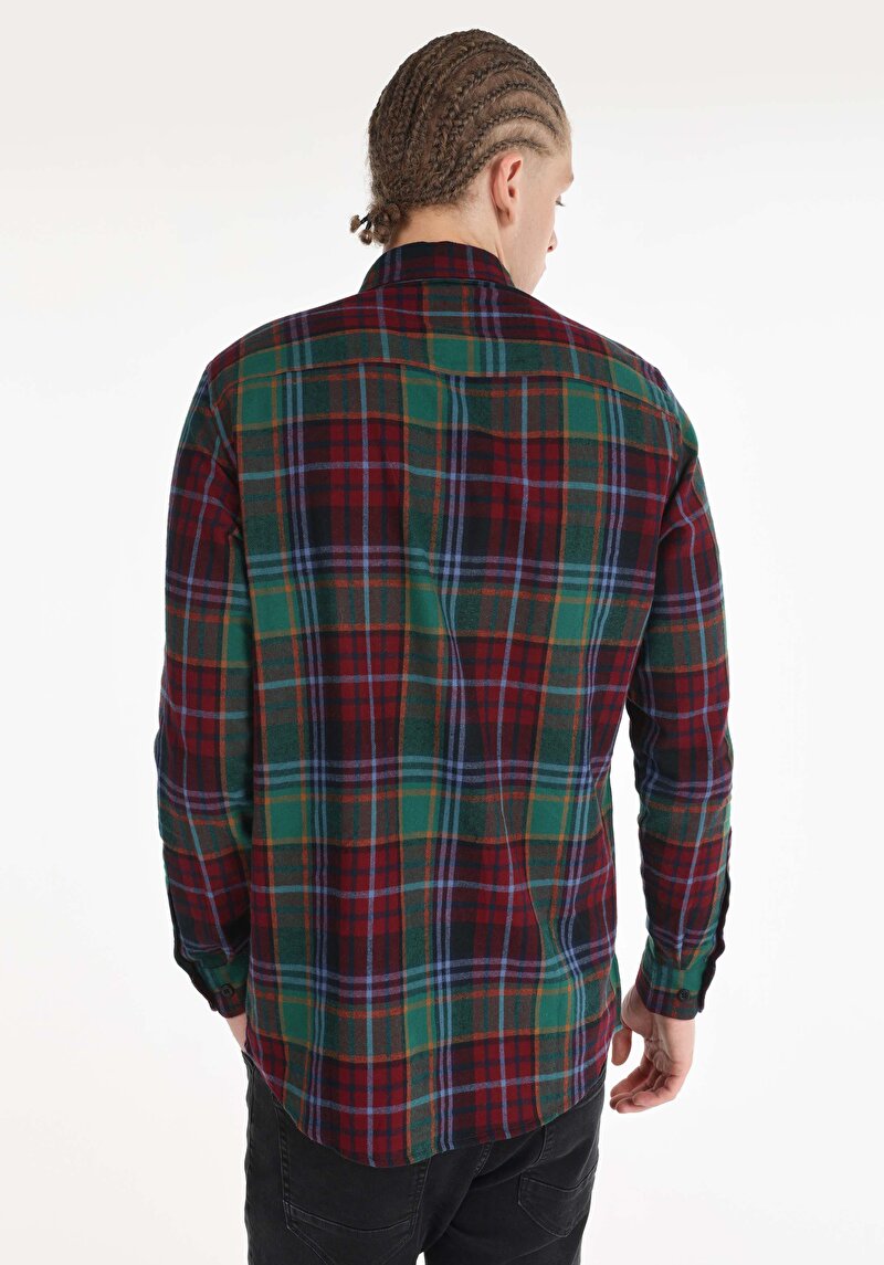 Afișați detalii pentru Camasa Cu Maneca Lunga De Barbati Multicolor   Cl1065755