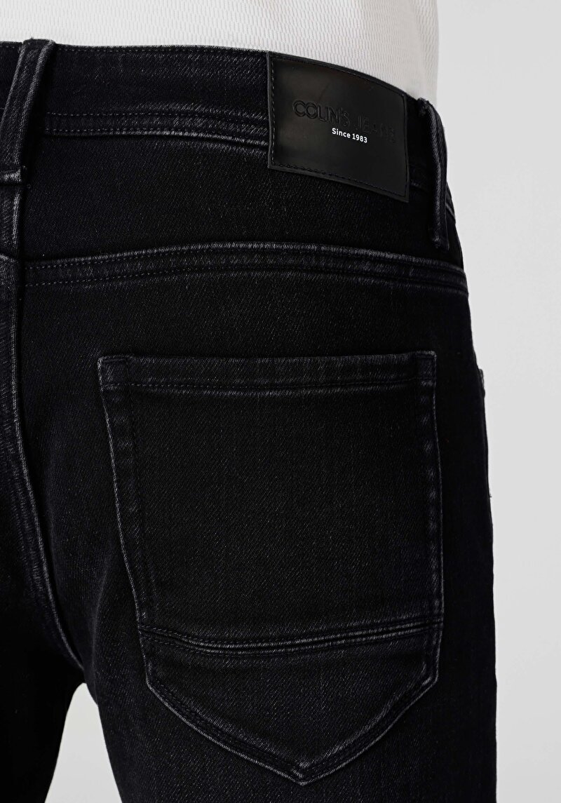 Afișați detalii pentru Pantaloni De Barbati Negru Regular Fit 045 David Cl1065767