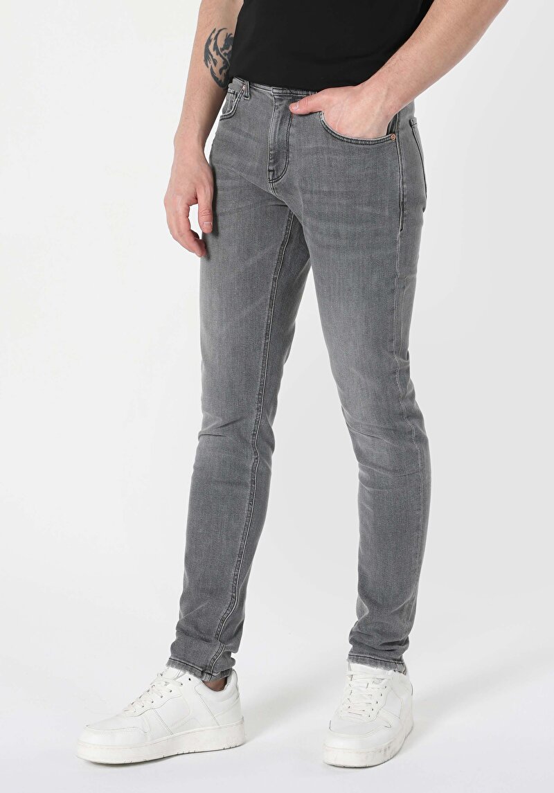 Afișați detalii pentru Pantaloni De Barbati Albastru Slim Fit 041 Danny Cl1063569