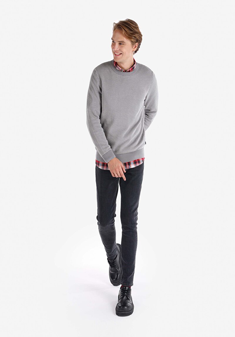 Imagine a Pulover De Barbati Antracit Regular Fit Cl1065803