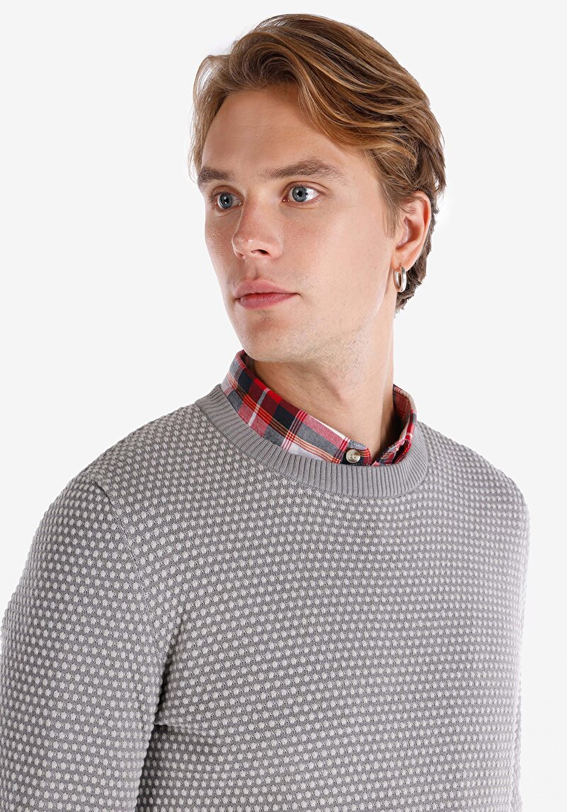 Afișați detalii pentru Pulover De Barbati Antracit Regular Fit  Cl1065803