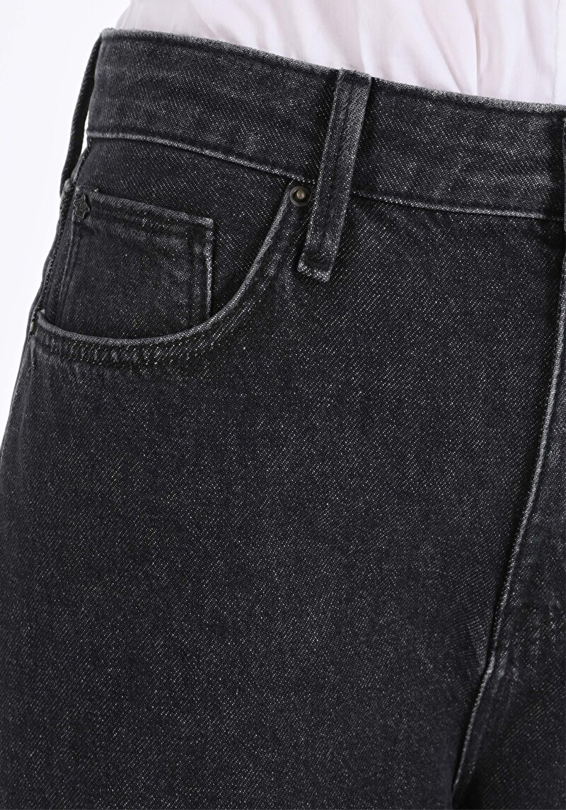 Afișați detalii pentru Regular Fit Talie Înaltă Picior Larg Blugi Albi Pentru Femei