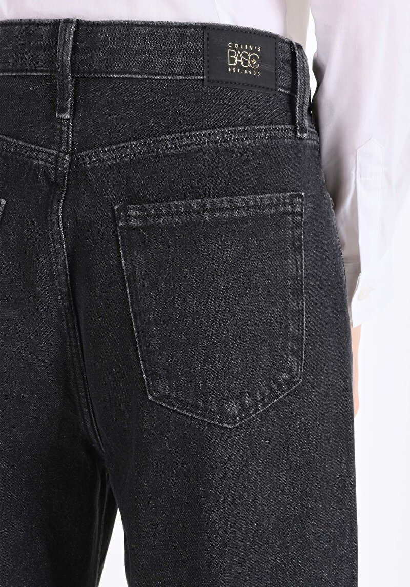 Afișați detalii pentru Regular Fit Talie Înaltă Picior Larg Blugi Albi Pentru Femei