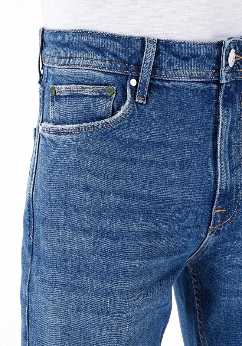 Afișați detalii pentru Blugi İndigo Pentru Bărbați Regular Fit