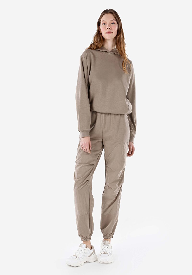 Imagine a Regular Fit Mid Talie Drept Pantaloni De Trening Pentru Femei
