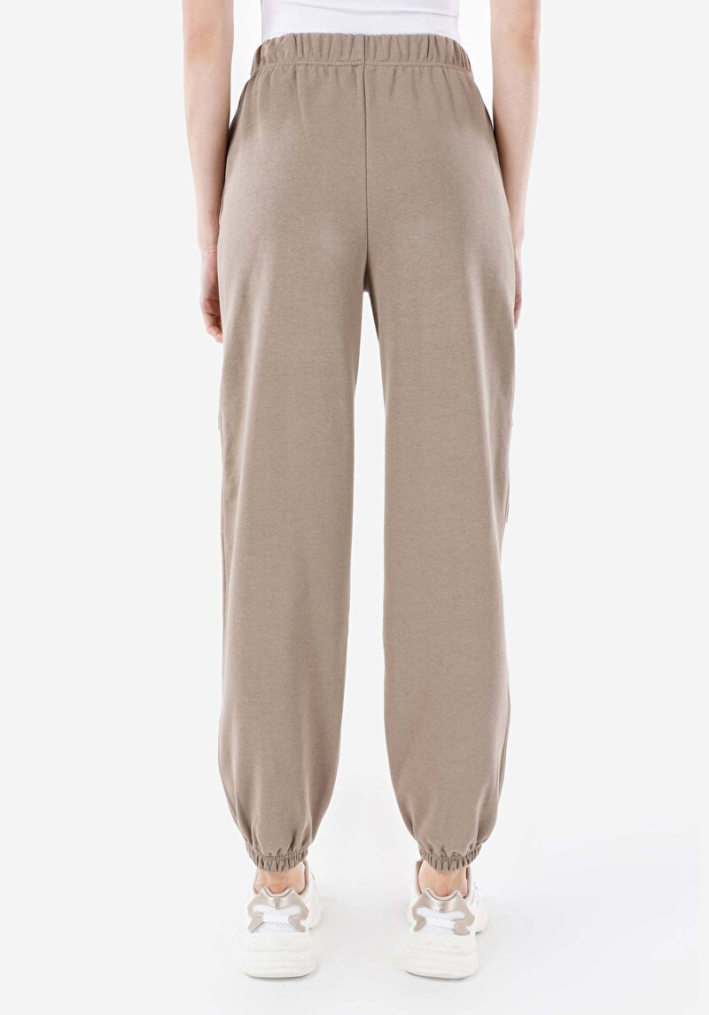 Imagine a Regular Fit Mid Talie Drept Pantaloni De Trening Pentru Femei