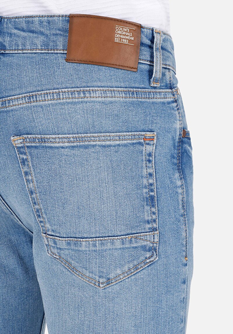 Afișați detalii pentru Blugi İndigo Pentru Bărbați Skinny Fit