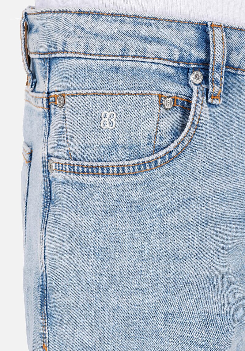 Afișați detalii pentru Blugi Slim Fit Indigo Pentru Bărbați