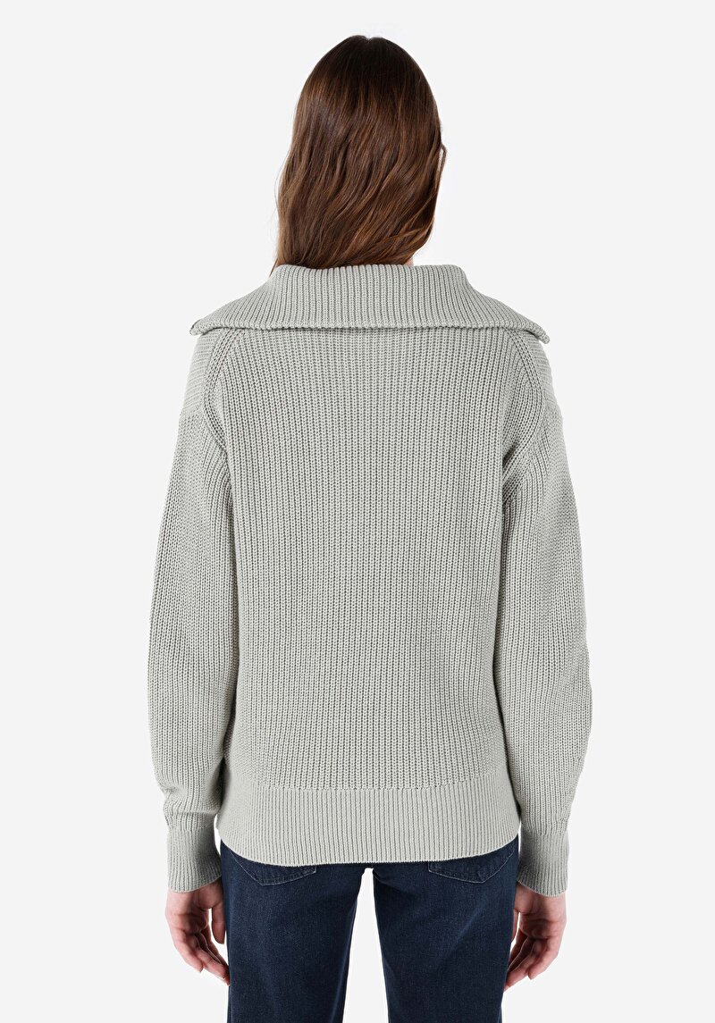 Afișați detalii pentru Pulover De Dama Verde Regular Fit  Cl1067499