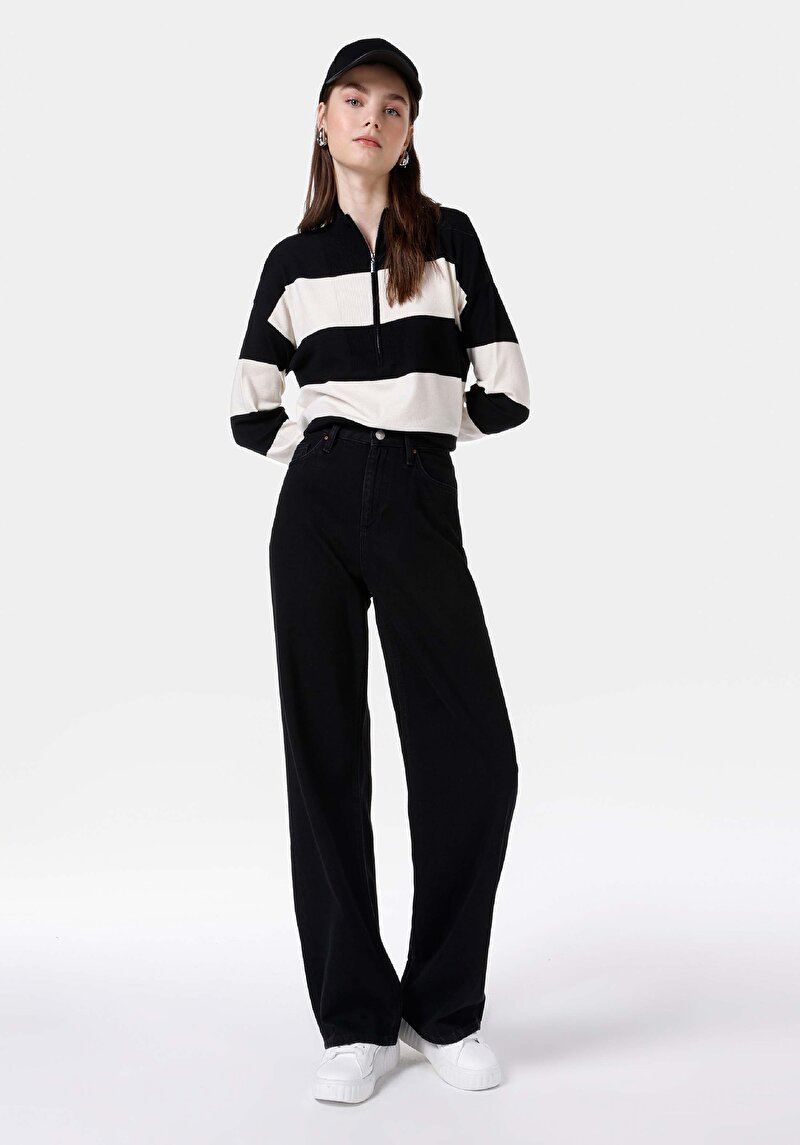 Afișați detalii pentru Pantaloni De Dama Negru Regular Fit 970 Berry Cl1067512