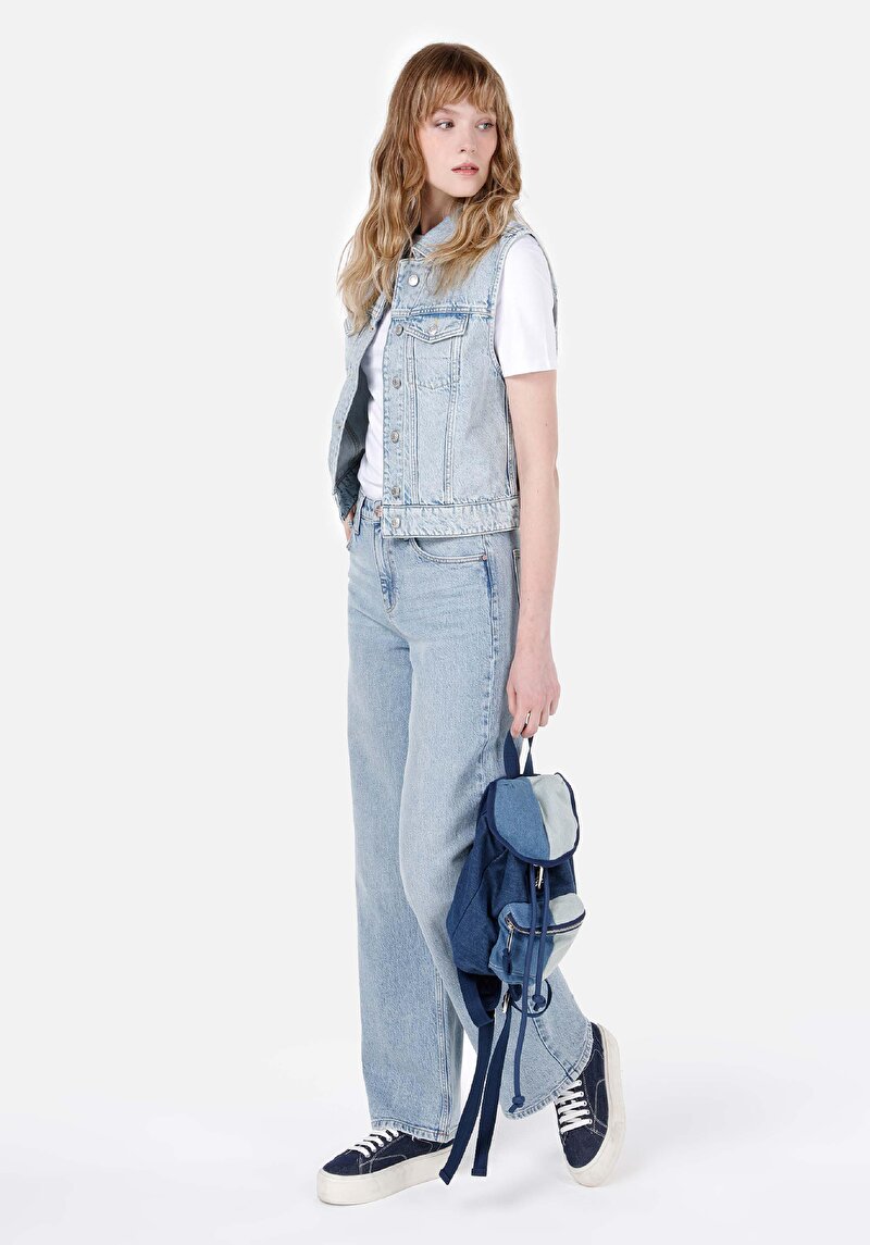 Afișați detalii pentru Vesta De Dama Albastru Regular Fit  Cl1069622