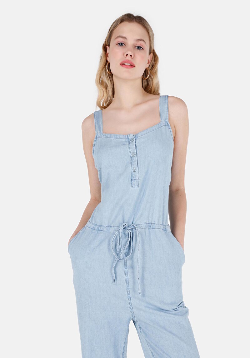 Imagine a Blugi İndigo Pentru Femei Regular Fit