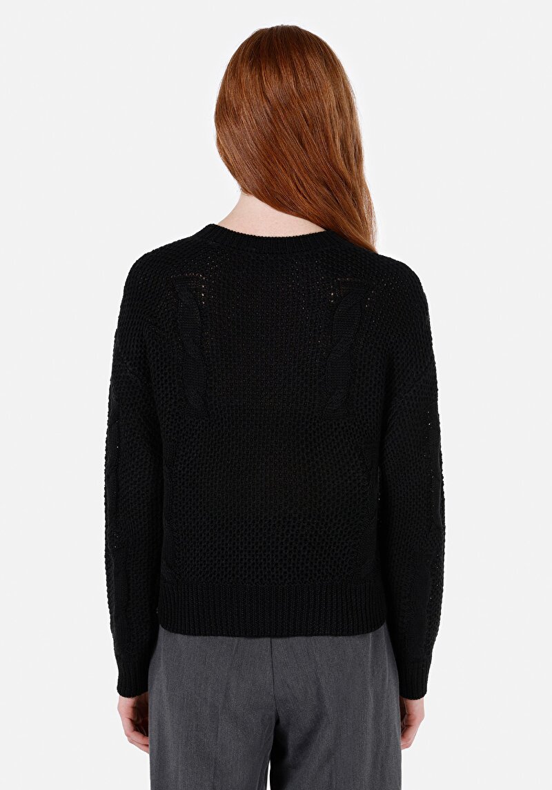 Afișați detalii pentru Pulover De Dama Negru Regular Fit  Cl1072537