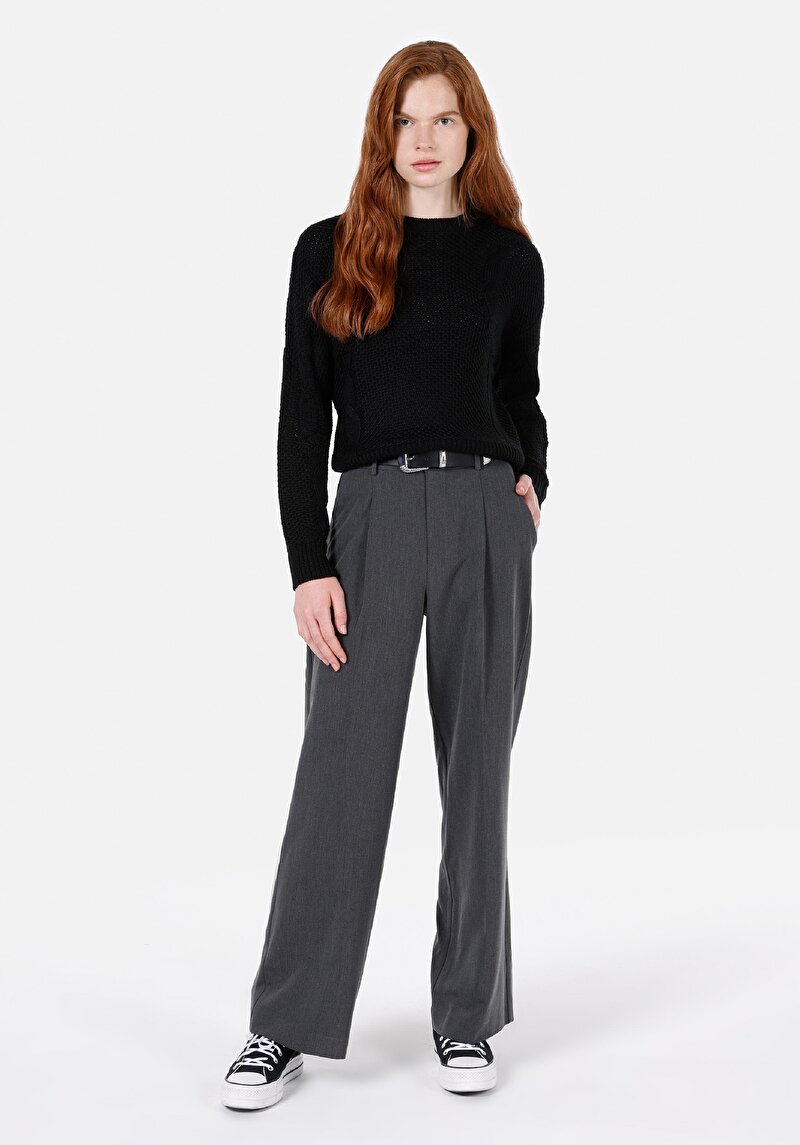 Afișați detalii pentru Pulover De Dama Negru Regular Fit  Cl1072537