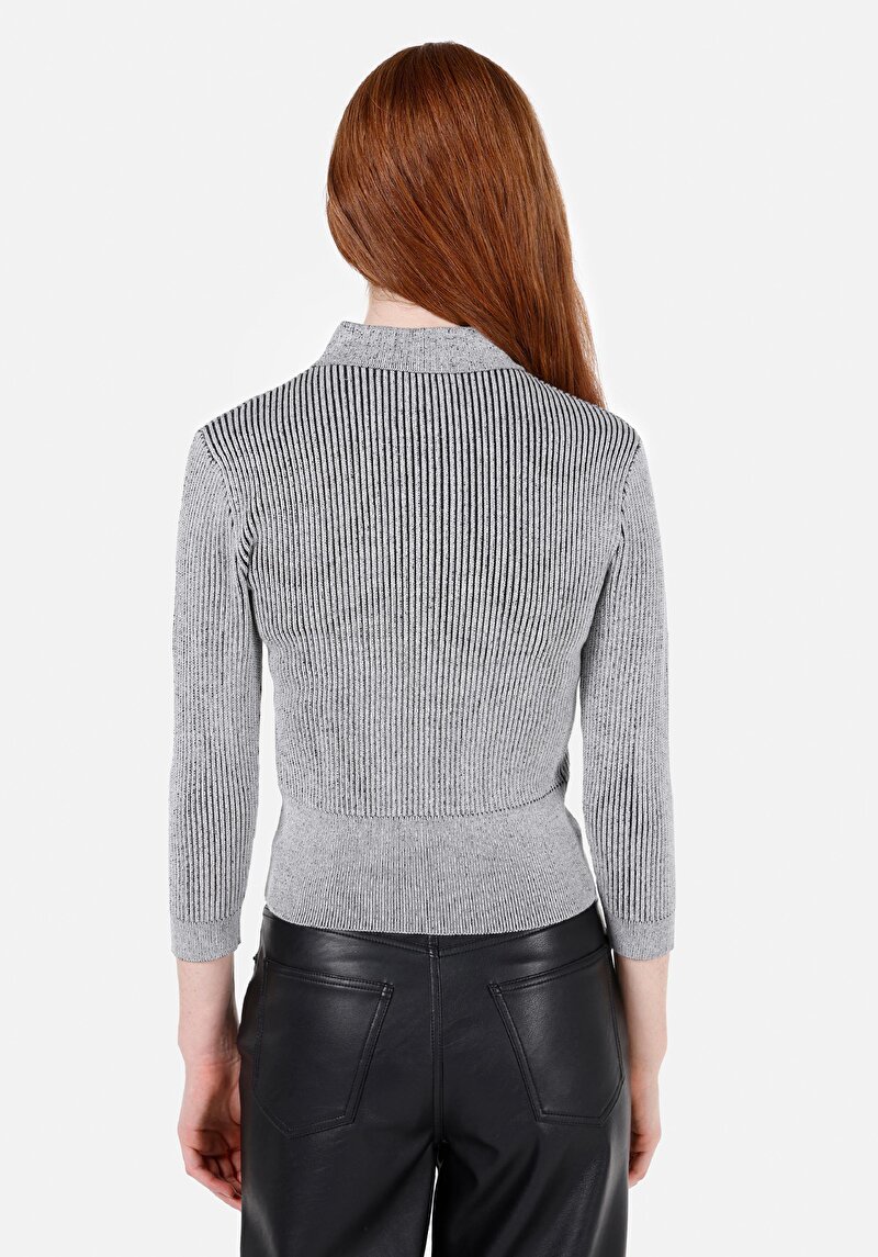 Afișați detalii pentru Pulover De Dama Negru Slim Fit  Cl1072538