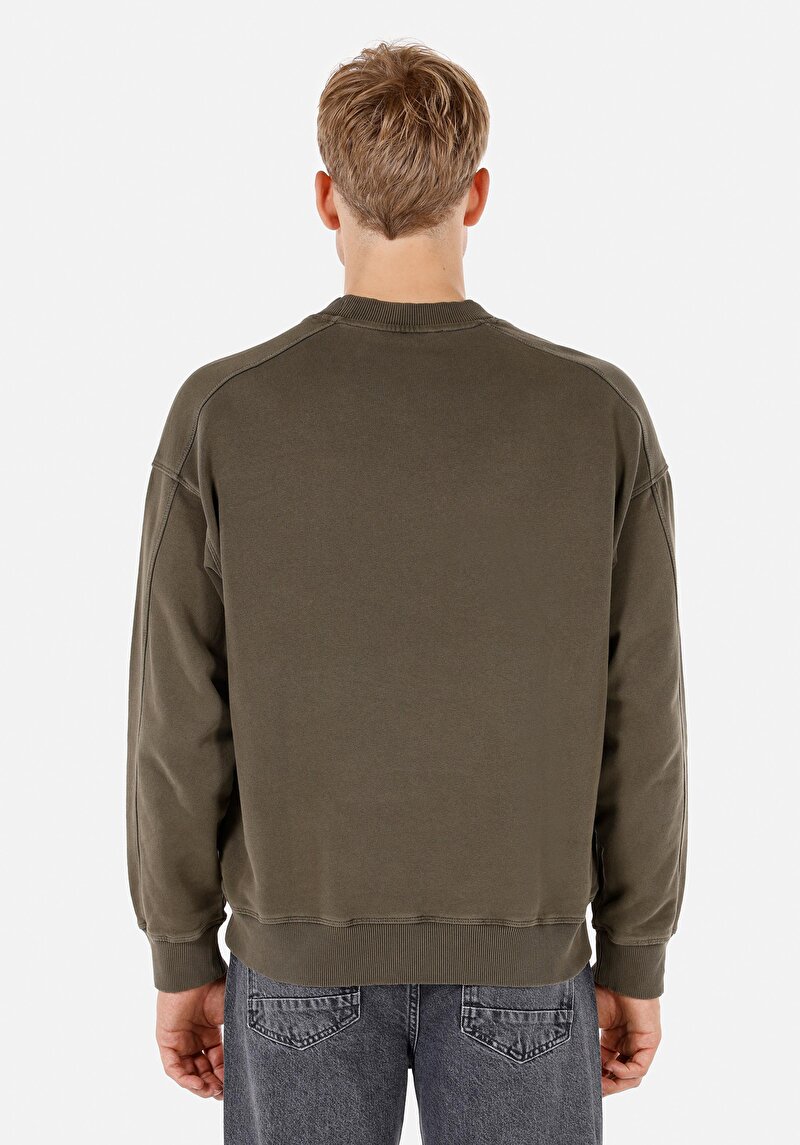 Afișați detalii pentru Hanorac Verde Pentru Bărbați Oversize Fit