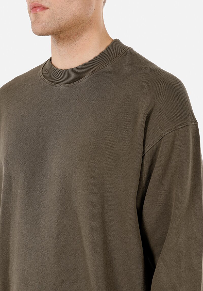 Afișați detalii pentru Hanorac Verde Pentru Bărbați Oversize Fit