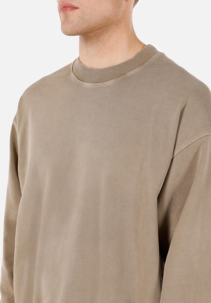 Imagine a Hanorac Gri Pentru Bărbați Oversize Fit