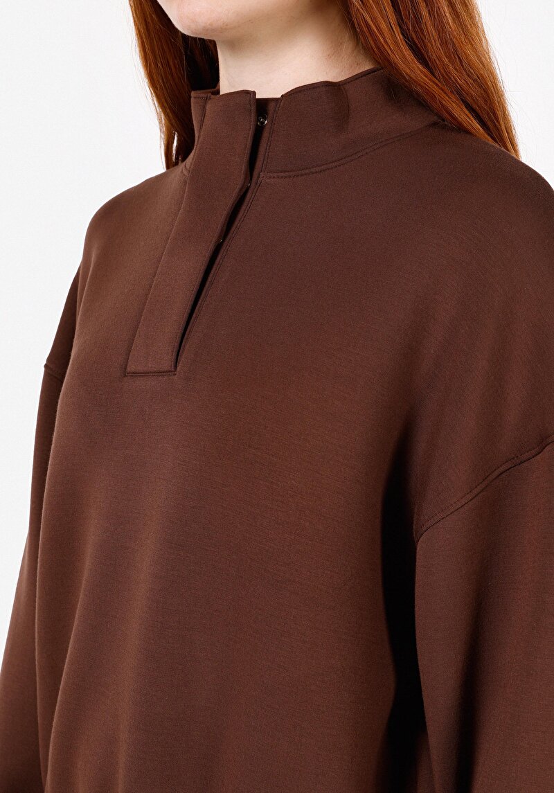 Imagine a Hanorac / Bluza De Dama Maro Regular Fit Cl1072554