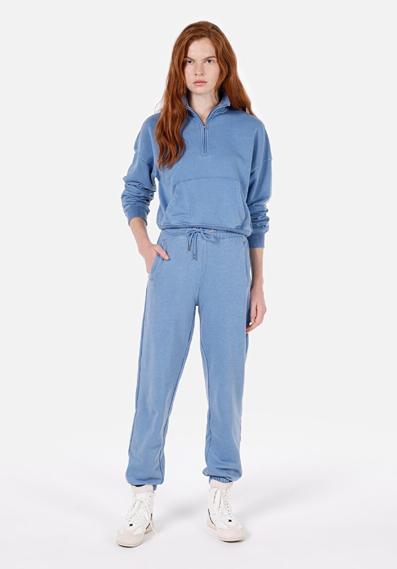 Imagine a Pantaloni De Trening De Dama Albastru Regular Fit  Cl1072560