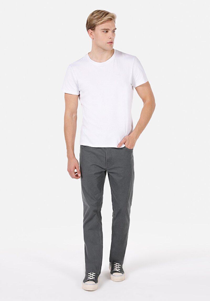 Imagine a Pantaloni De Barbati Antracit Regular Fit Cl1069963