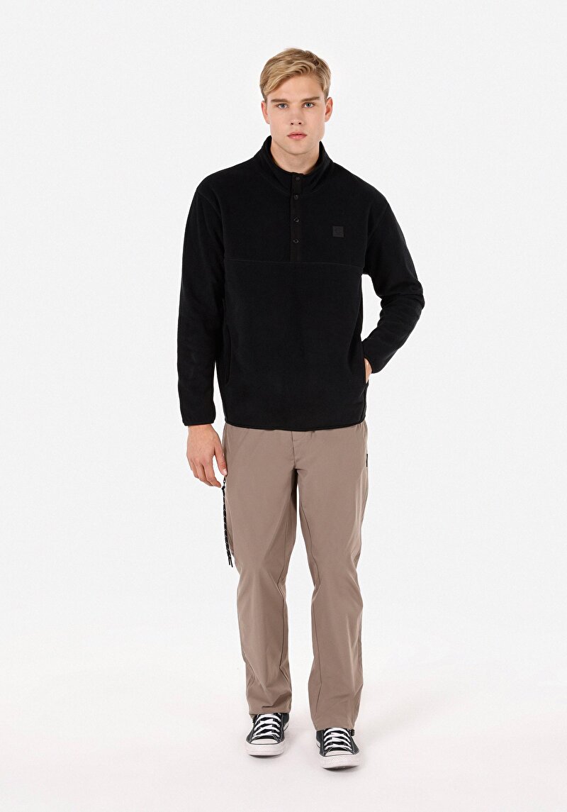 Afișați detalii pentru Hanorac / Bluza De Barbati Negru Comfort Fit  Cl1070056