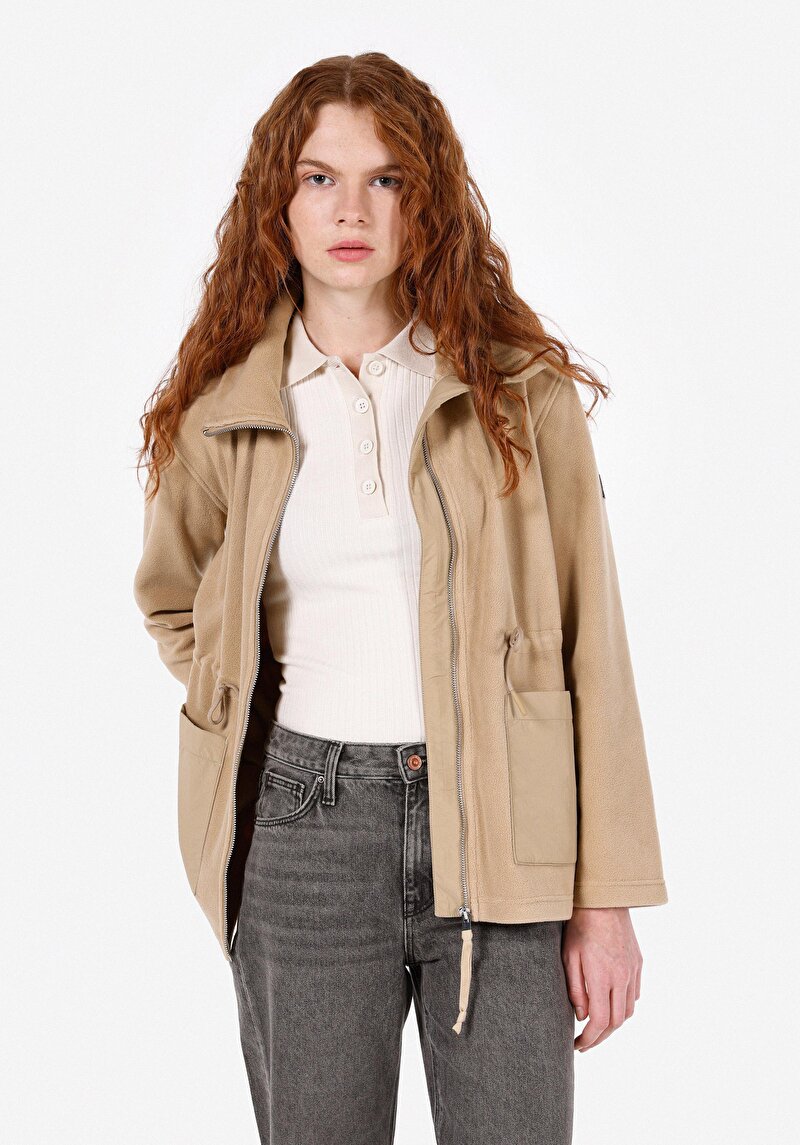 Imagine a Jacheta De Dama Bej Regular Fit  Cl1072575
