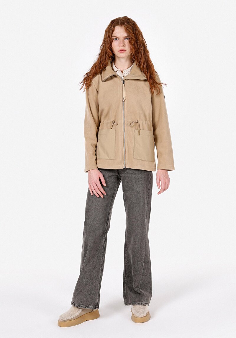 Imagine a Jacheta De Dama Bej Regular Fit Cl1072575