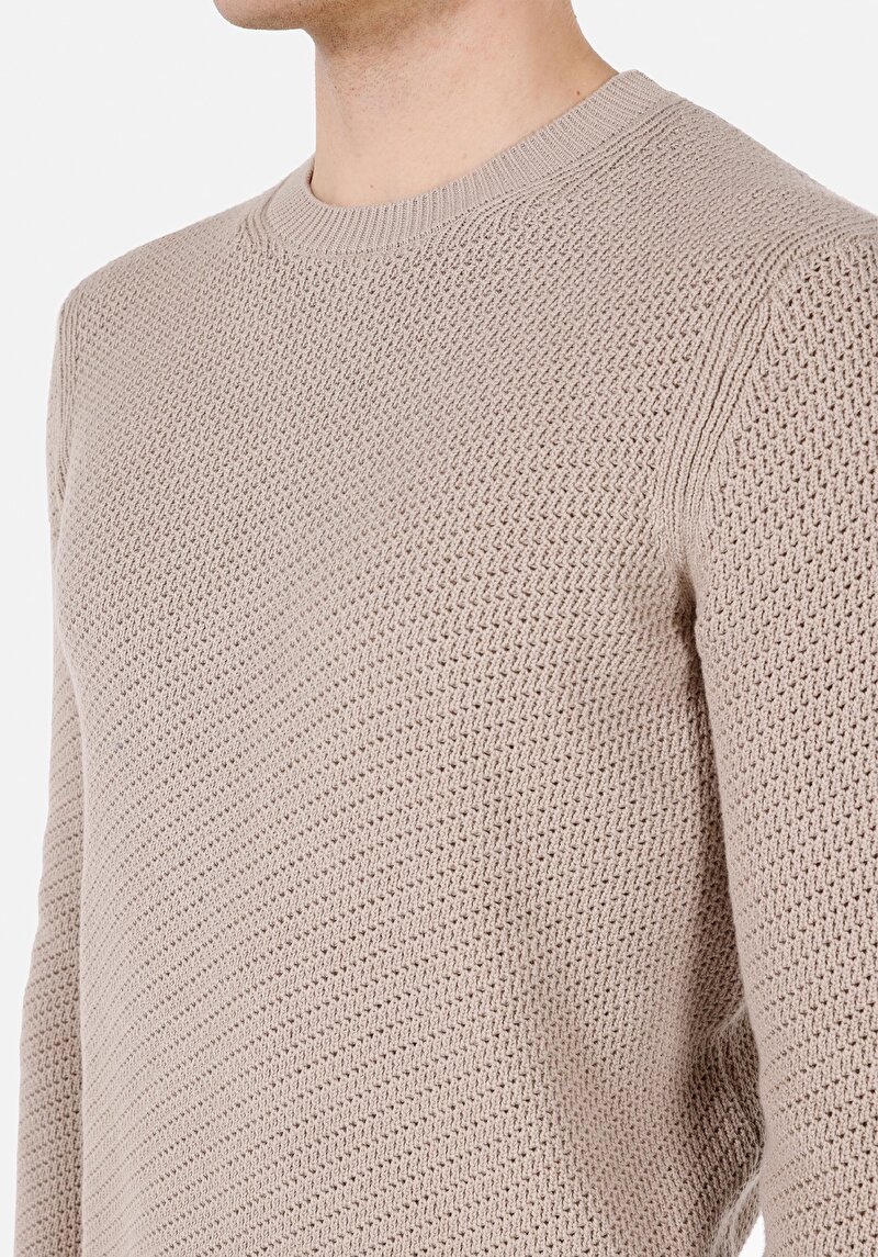 Afișați detalii pentru Pulover De Barbati Bej Regular Fit  Cl1072642