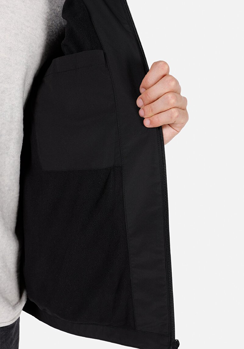 Afișați detalii pentru Jacheta De Ploaıe De Barbati Negru Regular Fit  Cl1072652