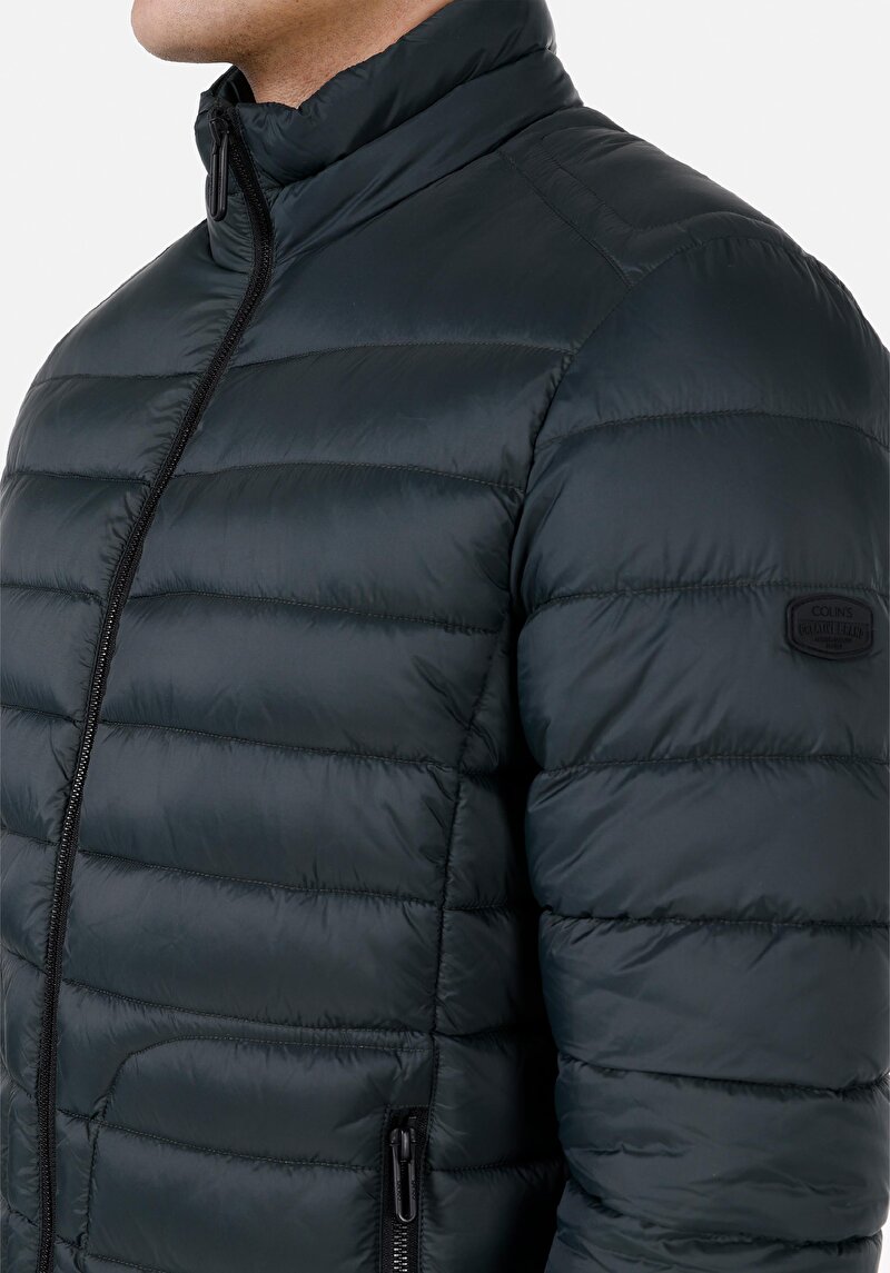 Afișați detalii pentru Palton Verde Pentru Bărbați Slim Fit