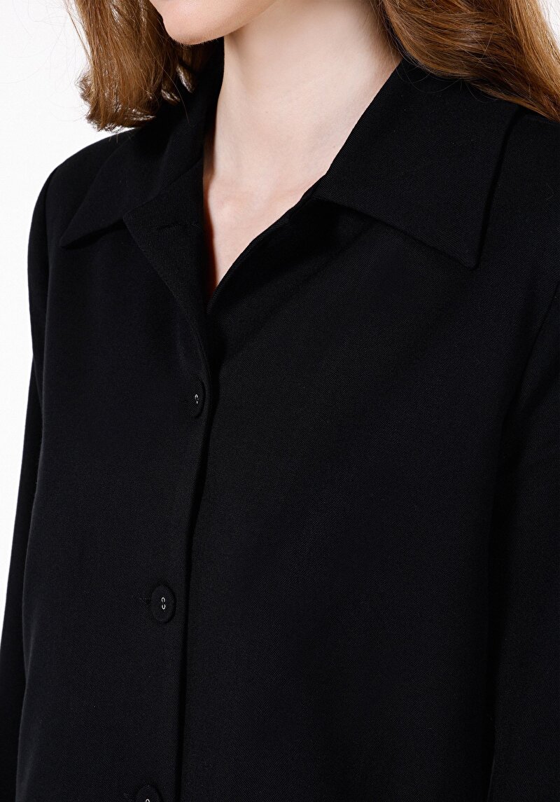 Afișați detalii pentru Jacheta De Dama Negru Regular Fit  Cl1072725