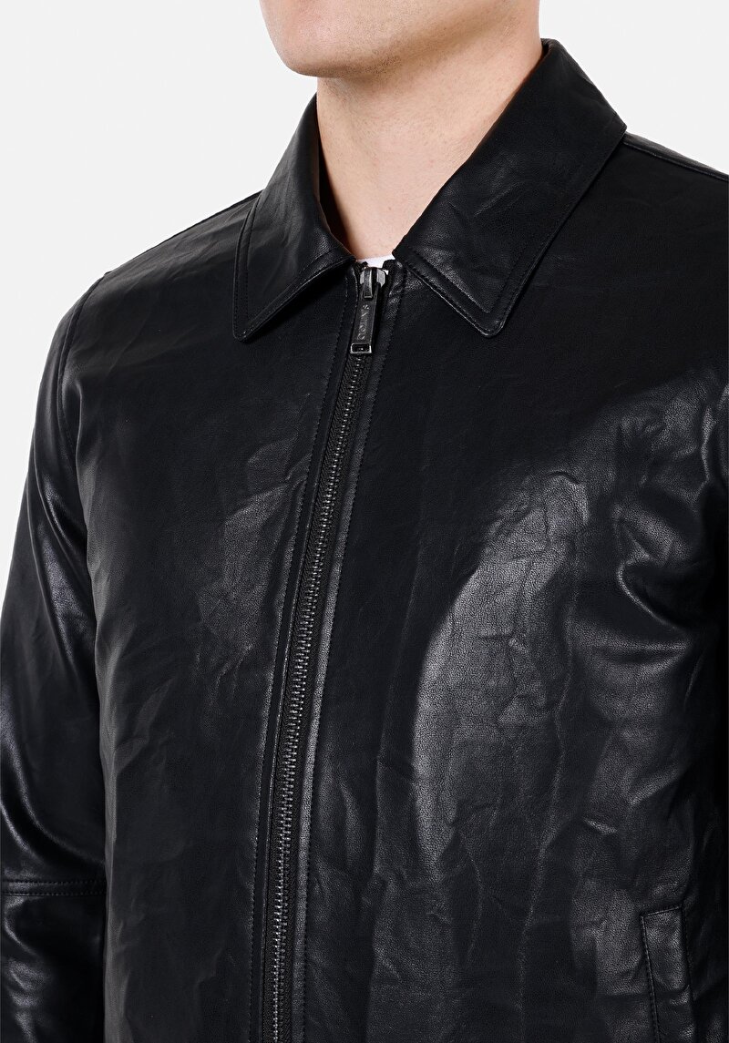 Imagine a Jacheta De Barbati Negru Regular Fit Cl1072783