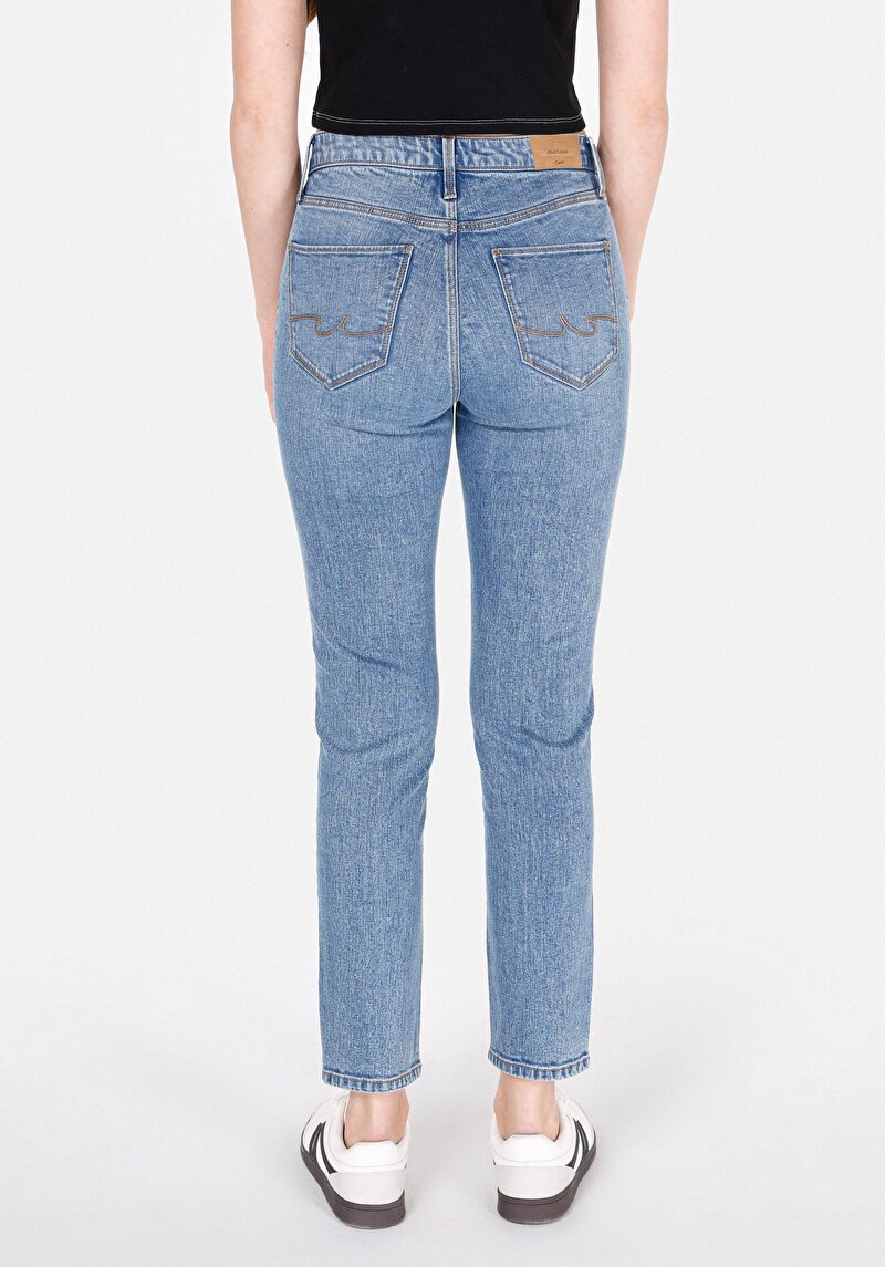 Afișați detalii pentru Pantaloni De Dama Denim Slim Fit 703 Carla Cl1073230