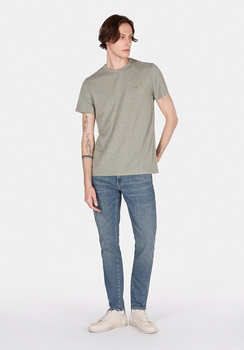 Imagine a Pantaloni De Barbati Albastru Slim Fit 041 Danny Cl1073405