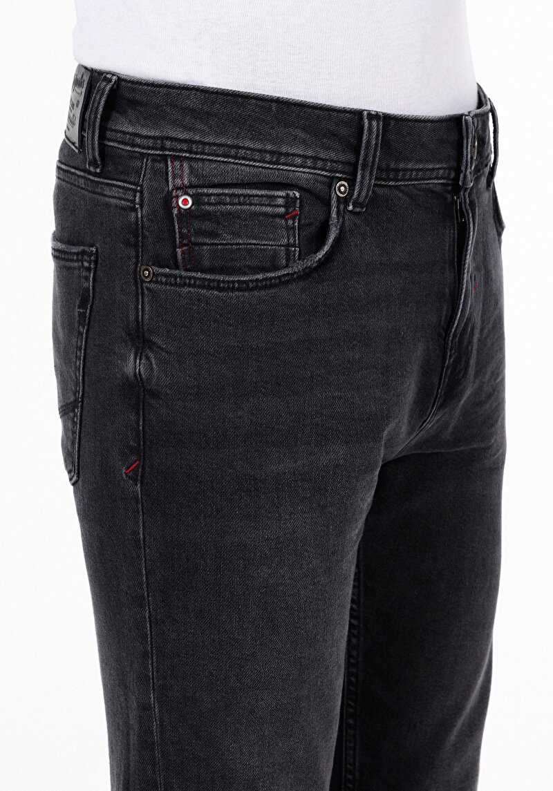 Afișați detalii pentru Pantaloni De Barbati Negru Regular Fit 067 Jack Cl1073570