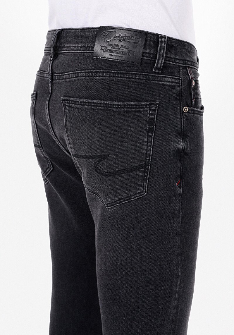 Afișați detalii pentru Pantaloni De Barbati Negru Regular Fit 067 Jack Cl1073570