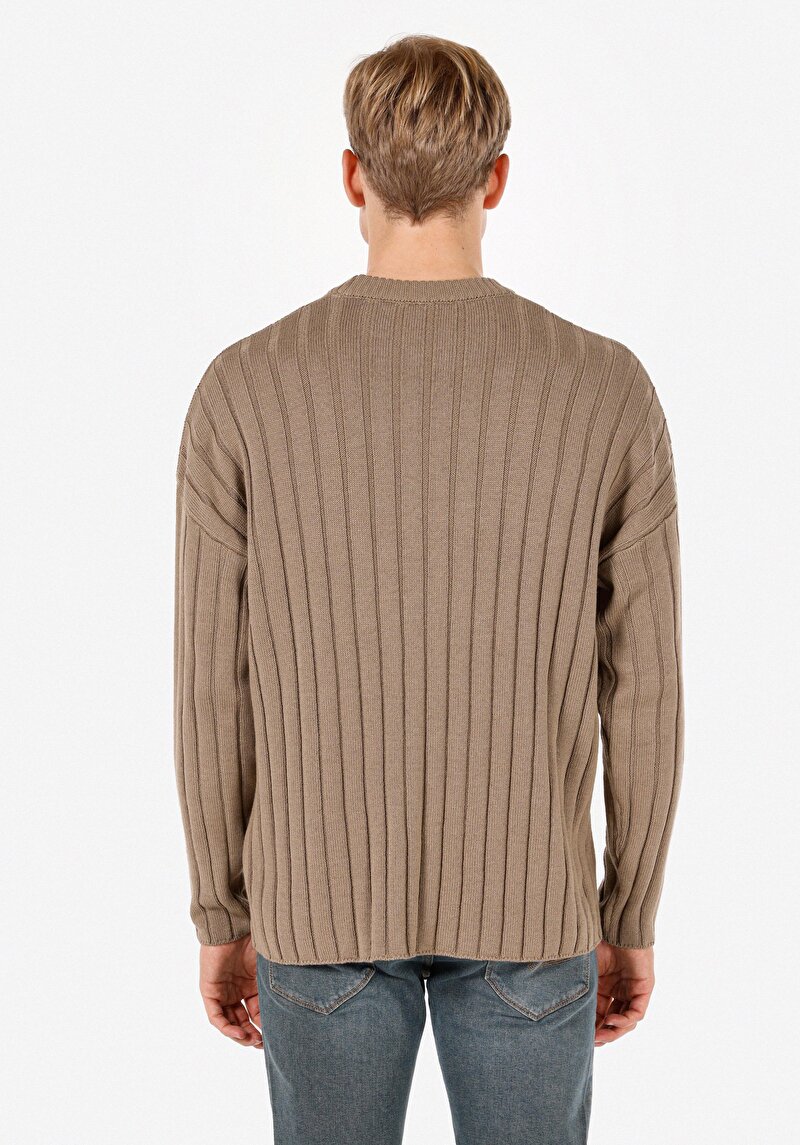 Imagine a Pulover De Barbati Bej Comfort Fit Cl1074024