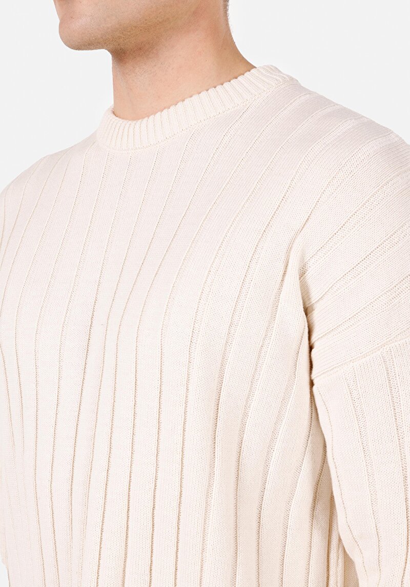 Afișați detalii pentru Pulover De Barbati Alb Comfort Fit  Cl1074024