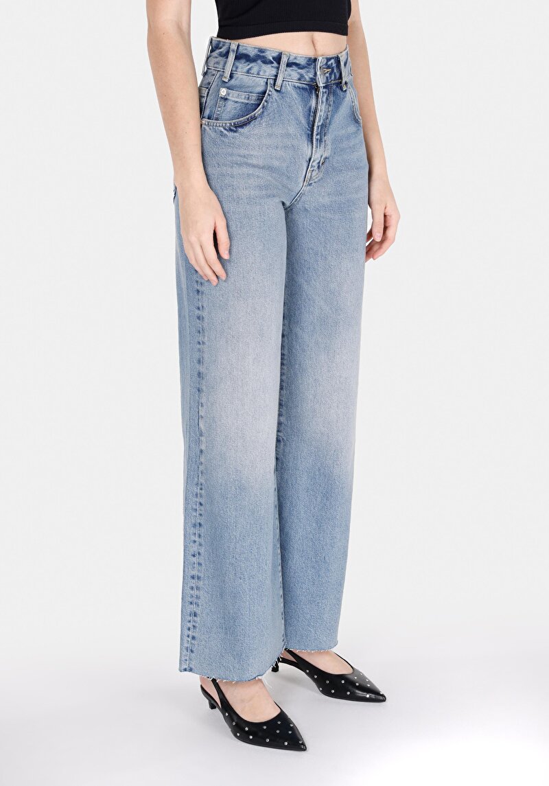 Afișați detalii pentru Pantaloni De Dama Denim Regular Fit  Cl1074411