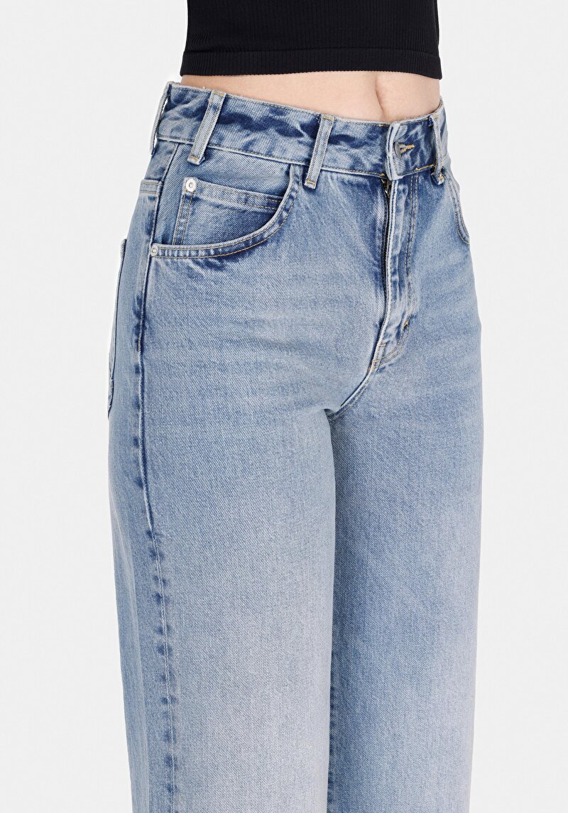 Afișați detalii pentru Pantaloni De Dama Denim Regular Fit  Cl1074411