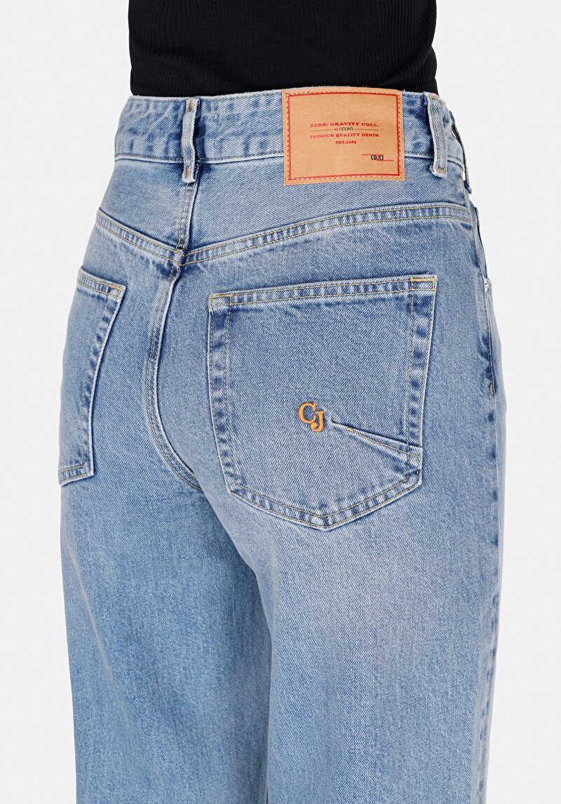 Afișați detalii pentru Pantaloni De Dama Denim Regular Fit  Cl1074411