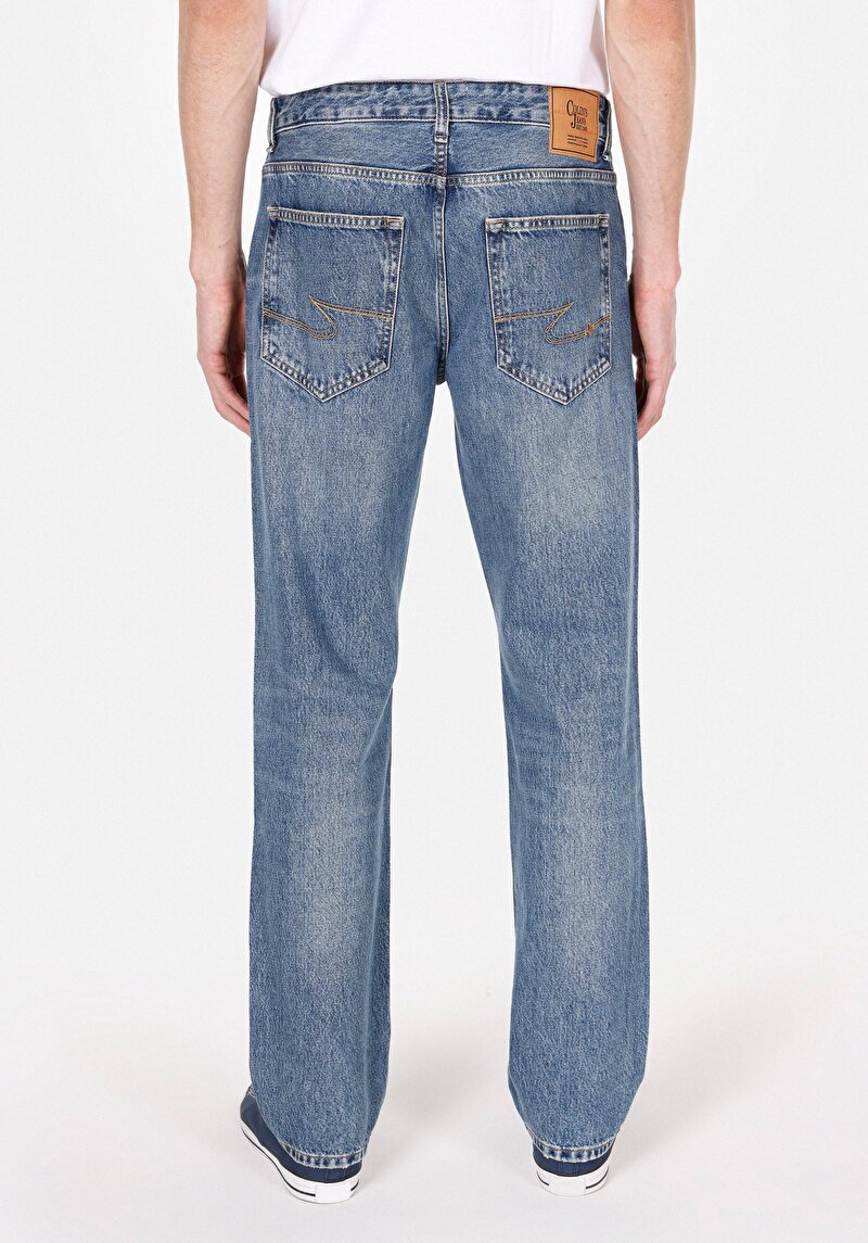 Afișați detalii pentru Blugi İndigo Pentru Bărbați Regular Fit