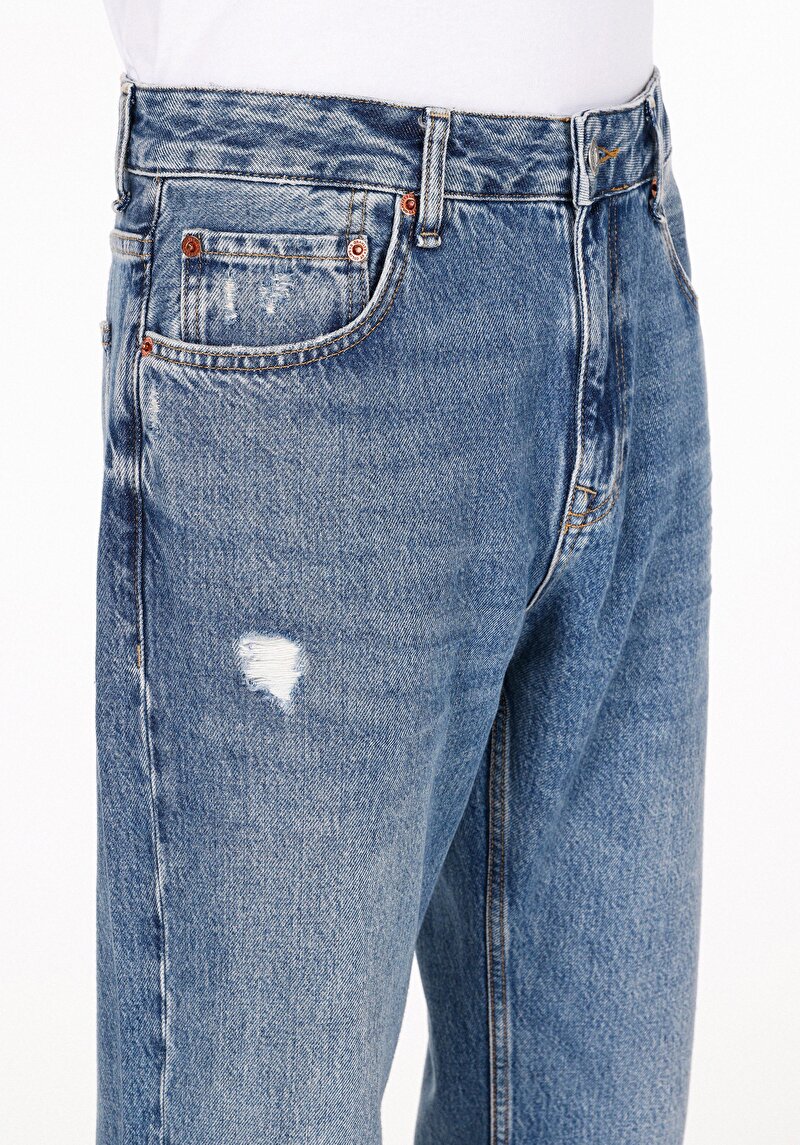 Afișați detalii pentru Blugi İndigo Pentru Bărbați Regular Fit