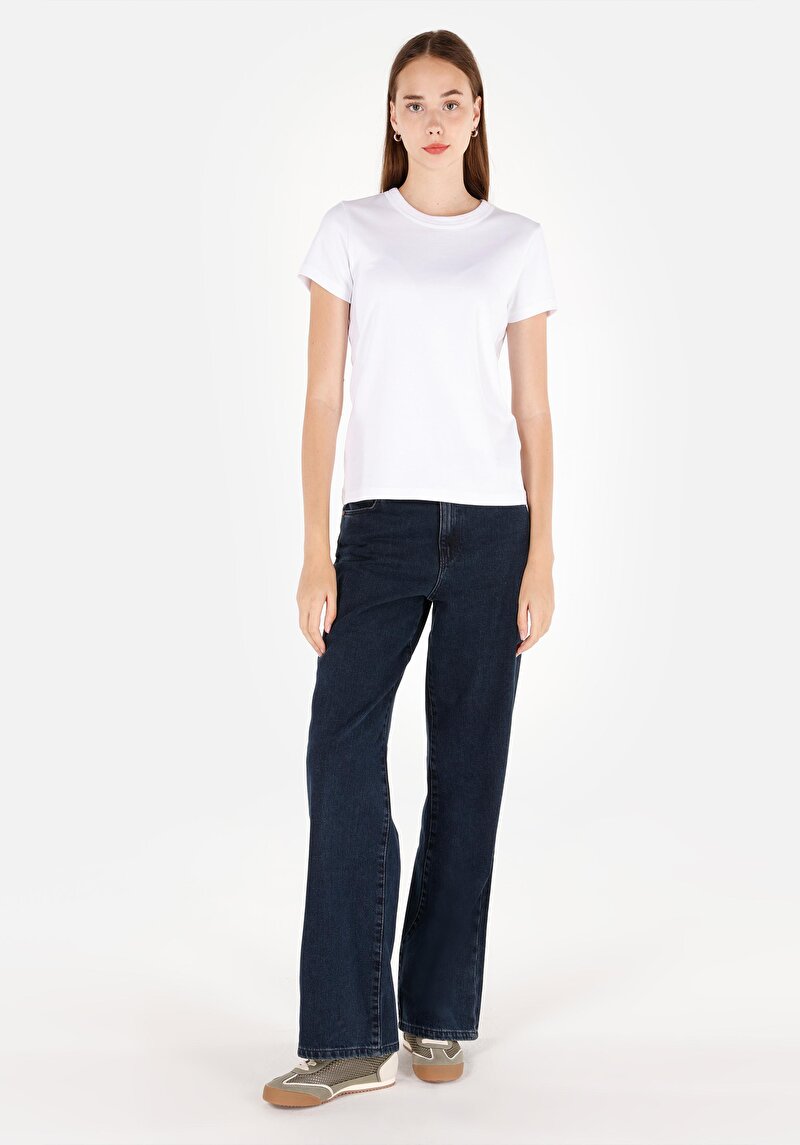 Imagine a Pantaloni De Dama Albastru Inchis Regular Fit 970 Berry Cl1071344
