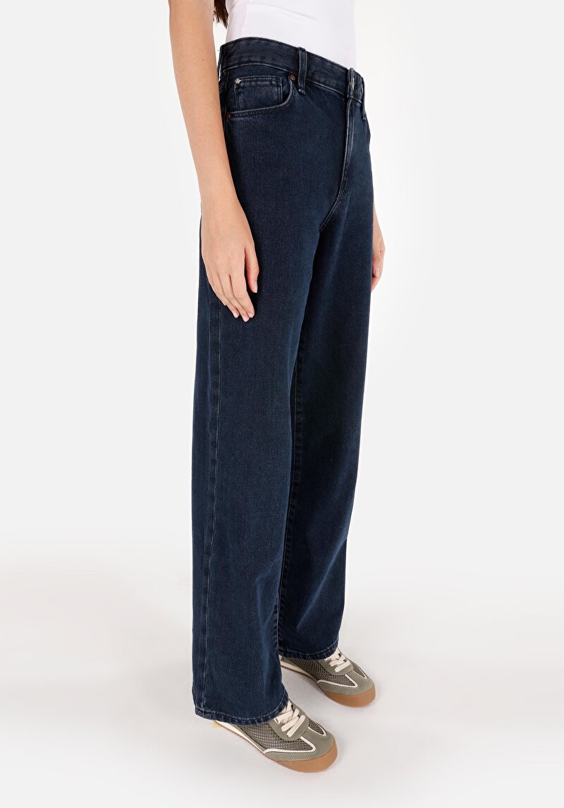 Imagine a Pantaloni De Dama Albastru Inchis Regular Fit 970 Berry Cl1071344